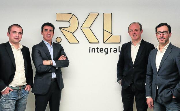 Los socios fundadores de RKL Iñaki Eguía, Imanol Pombar, Álvaro Ubierna y José María Sanz. / RKL